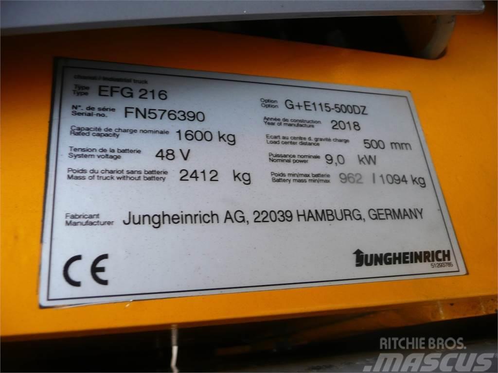 Jungheinrich EFG 216 500 DZ Carrelli elevatori elettrici
