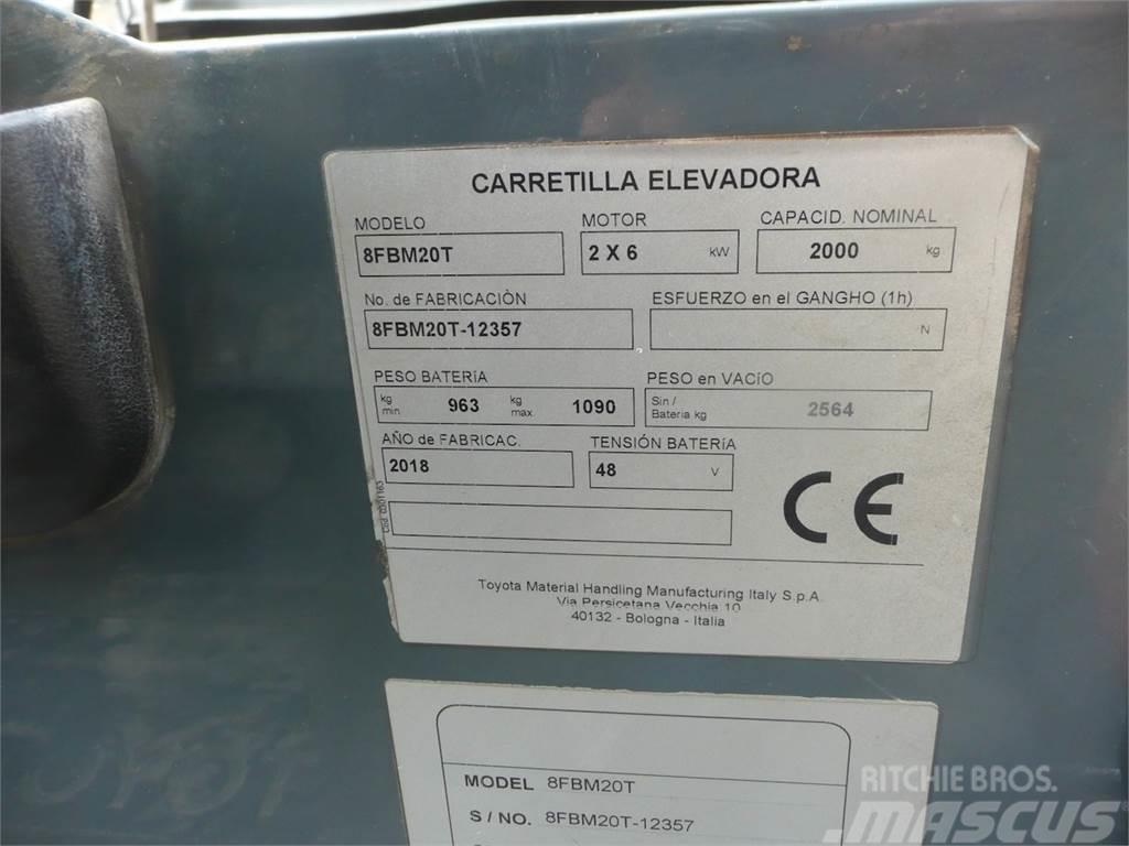 Toyota 8FBM20T Carrelli elevatori elettrici