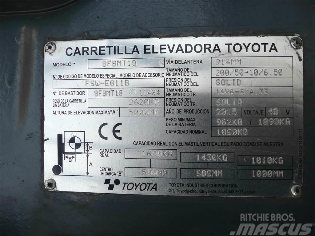 Toyota 8FBMT18 Carrelli elevatori elettrici