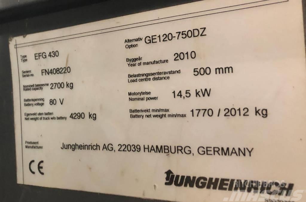Jungheinrich EFG430 Carrelli elevatori elettrici