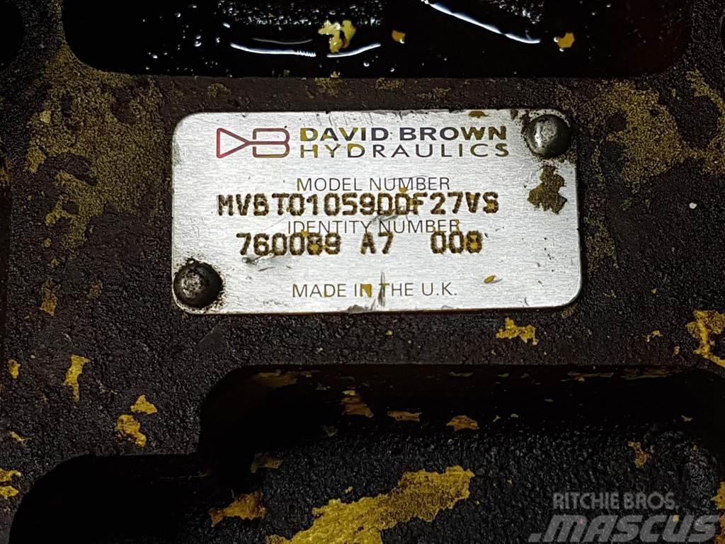 David Brown MVBT01059 - Komatsu WA270-3 - Valve Componenti idrauliche