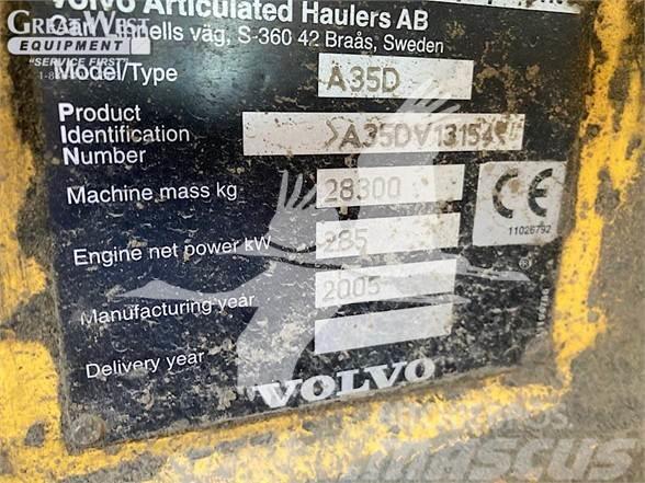 Volvo A35D Dumpers articolati