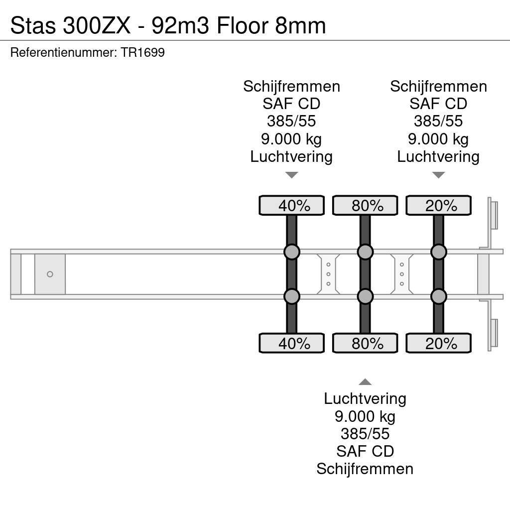 Stas 300ZX - 92m3 Floor 8mm Semirimorchi con piano mobile