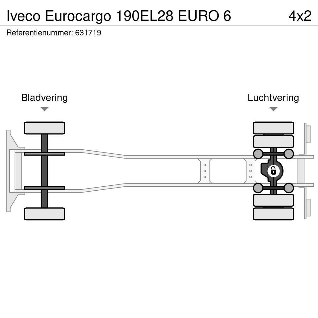 Iveco Eurocargo 190EL28 EURO 6 Camion cassonati
