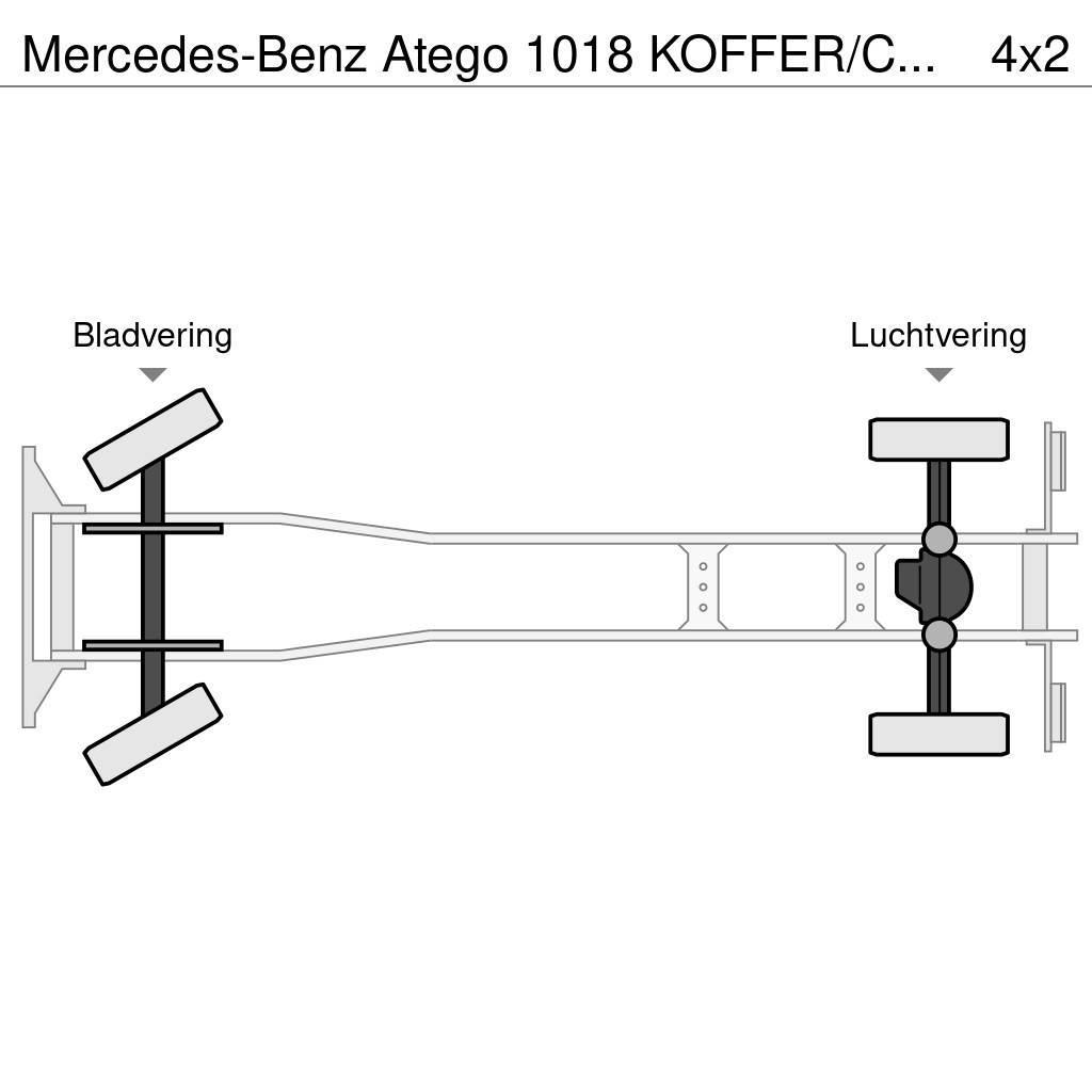 Mercedes-Benz Atego 1018 KOFFER/CAISSE + D'HOLLANDIA 1500 KG Camion cassonati