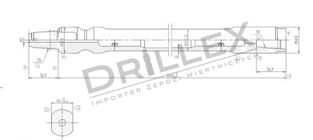 Ditch Witch JT 920 Drill pipes, Żerdzie wiertnicze Macchina per perforazione orizzontale controllata