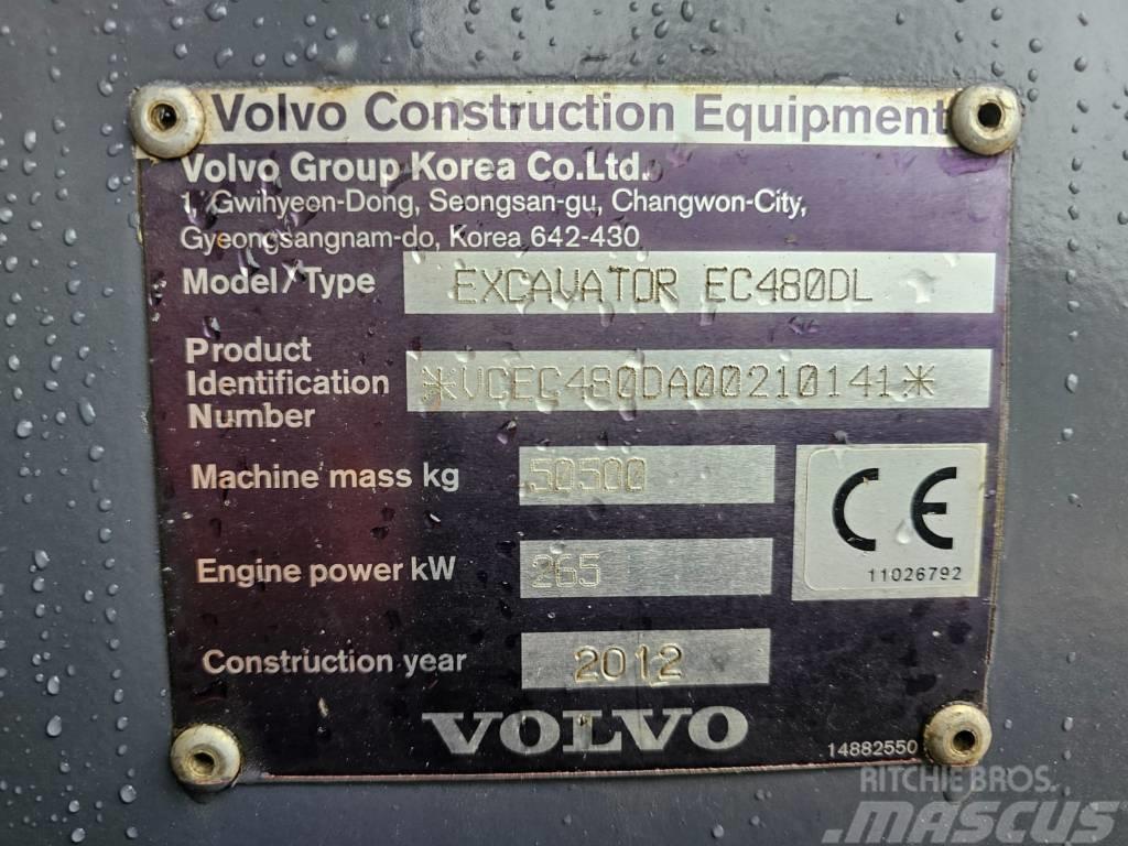 Volvo EC480DL / ec460 ec360 ec380 Escavatori cingolati