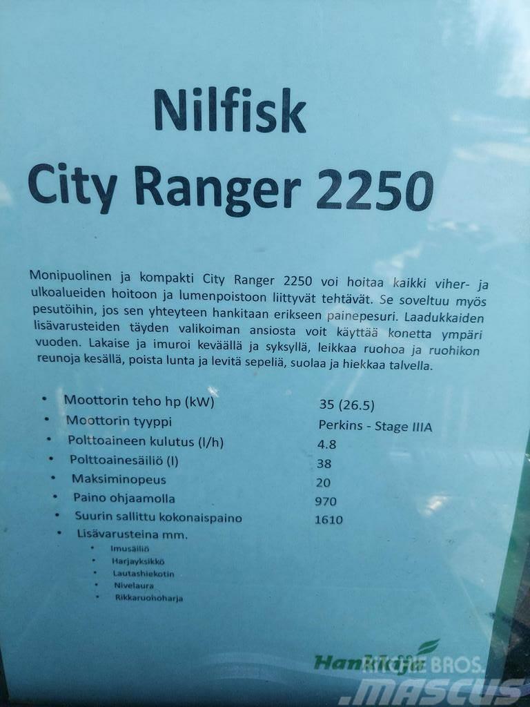  MUUT YMPÄRISTÖKONEET NILFISK CITY RANGER 2250 Altre macchine per la manutenzione del verde e strade