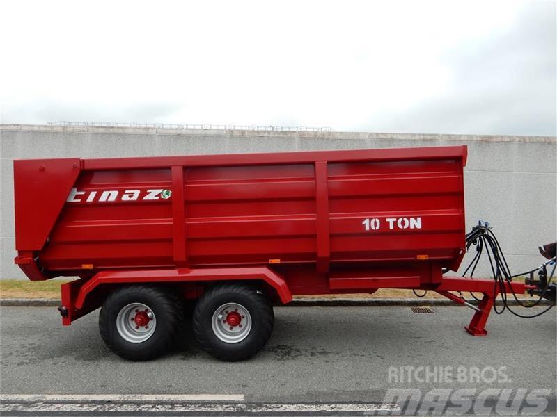 Tinaz 10 tons bagtipvogn med hydr. bagklap Rimorchi ribaltabili