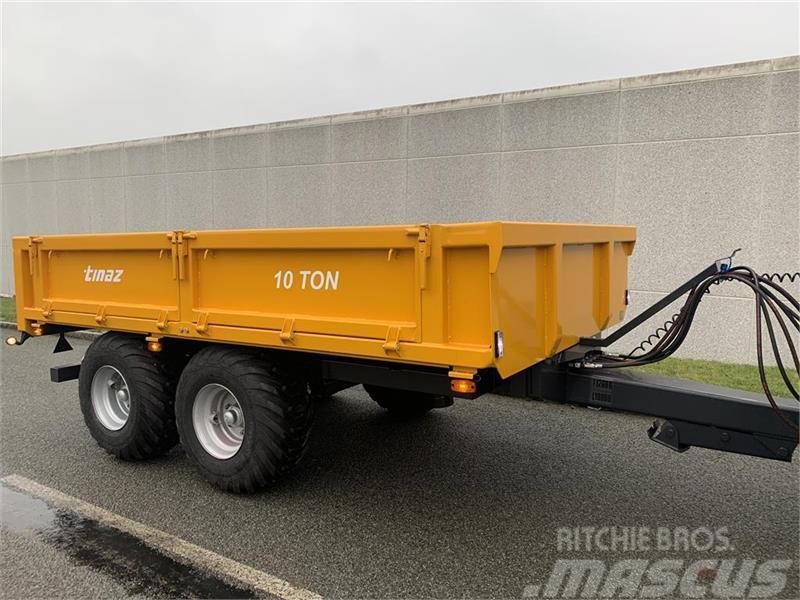 Tinaz 10 tons dumpervogn med slidsker Altre macchine per la manutenzione del verde e strade