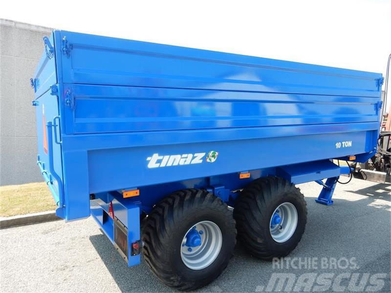 Tinaz 10 tons dumpervogn med 2x30 cm ekstra sider Altre macchine per la manutenzione del verde e strade