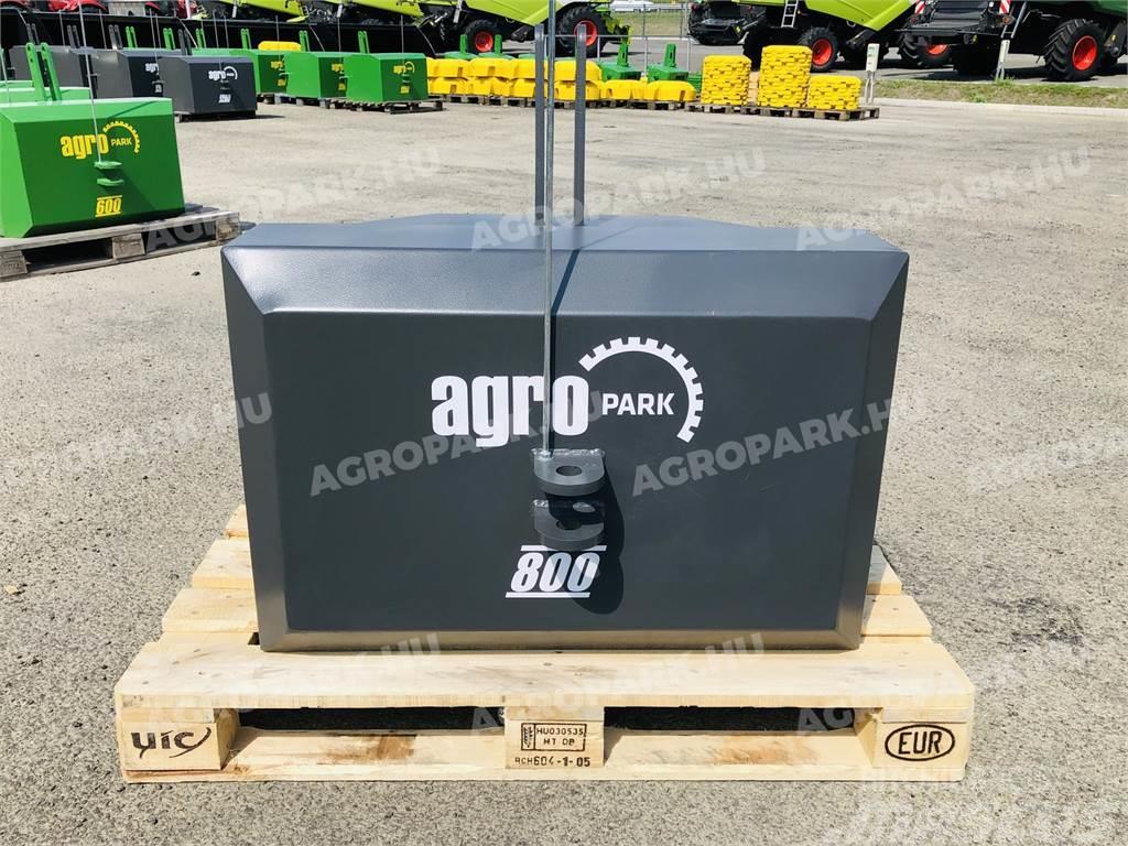 800 kg front hitch weight, in gray color Zavorre anteriori