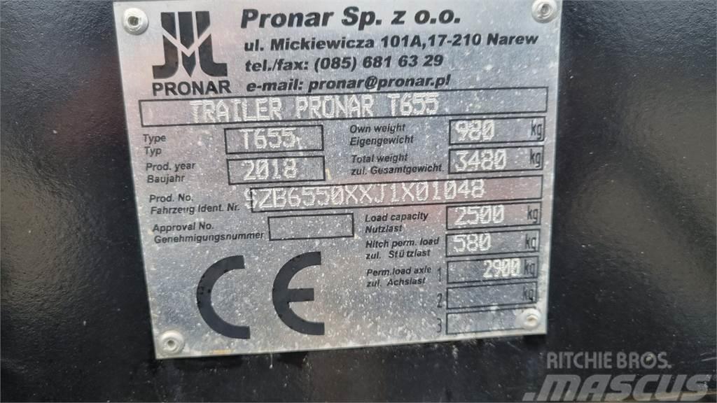 Pronar T655- 3 VEJS TIPVOGN-DEMO Rimorchi ribaltabili