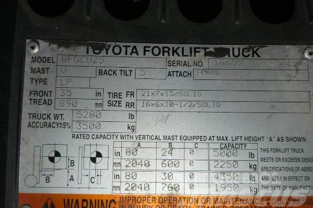 Toyota 8FGCU25 Carrelli elevatori-Altro