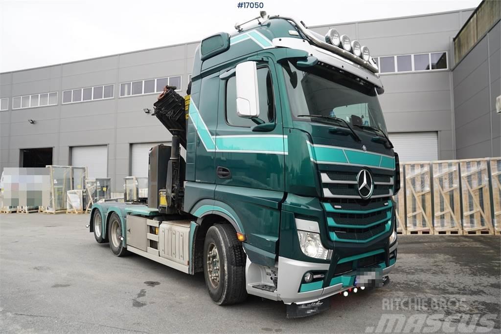 Mercedes-Benz Actros 2663 with 23t/m crane. Well equipped Autogru