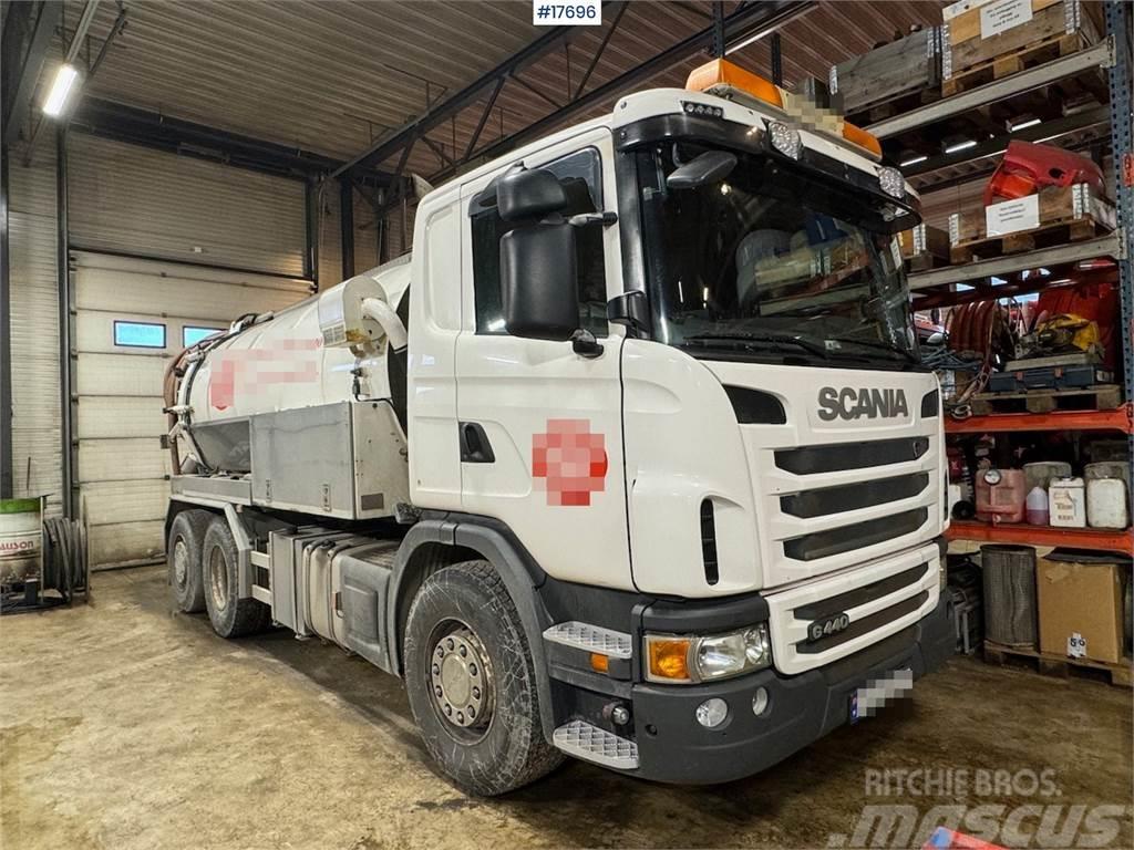 Scania G440 suction/flushing truck w/ Nomek superstructur Autopompe per calcestruzzo