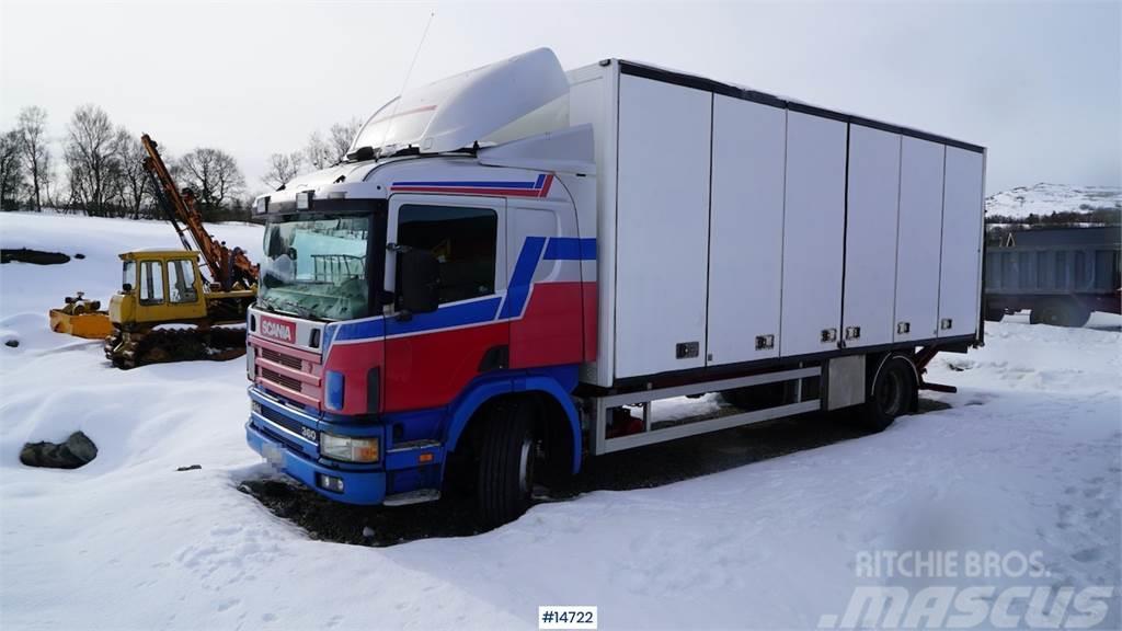 Scania P124GB Cabinet car w/ full side opening Camion cassonati