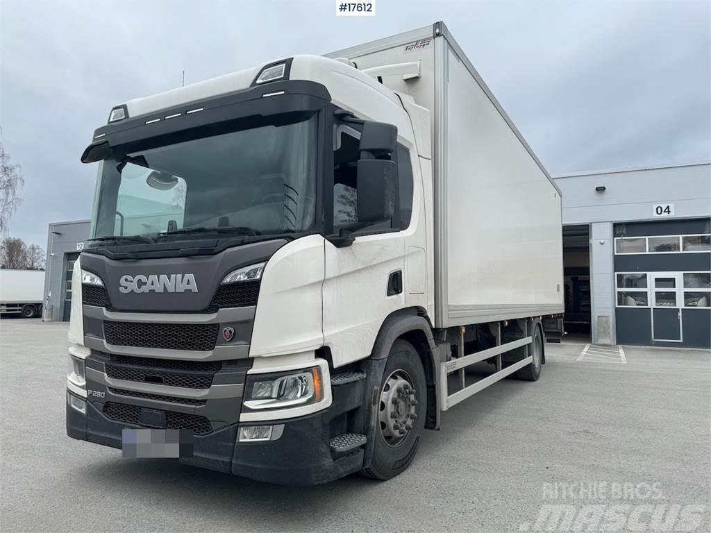 Scania P280 4x2 Box truck. WATCH VIDEO Camion cassonati