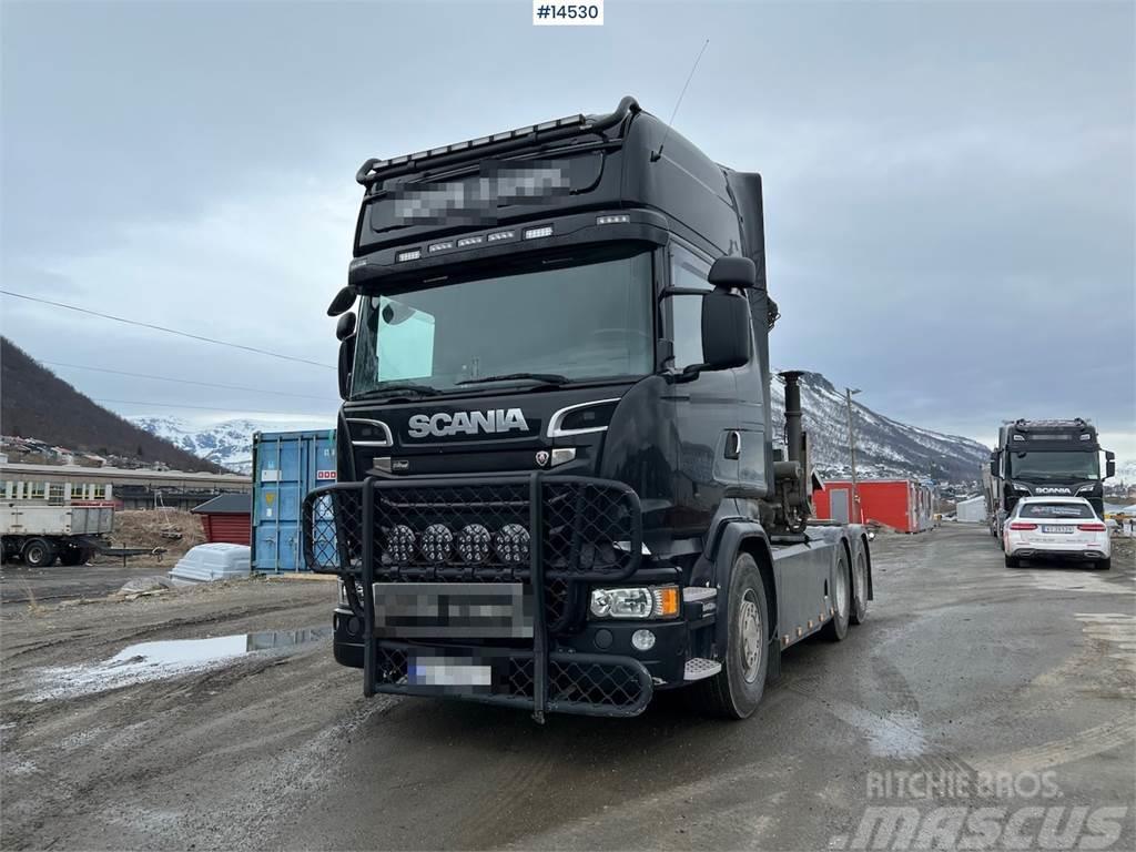 Scania R730 6x4 Crane hauler w/ 22 t/m palfinger crane Autogru