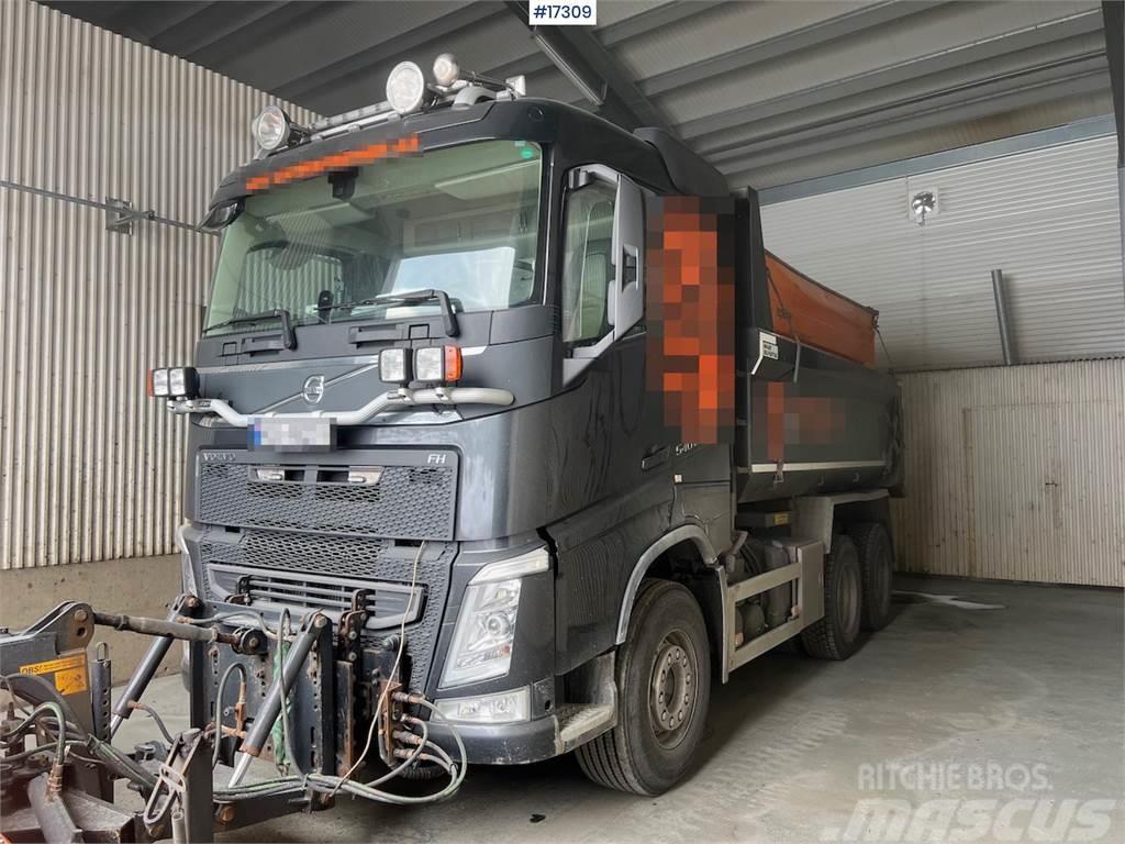 Volvo Fh 540 6x4 plow rigged tipper truck WATCH VIDEO Camion ribaltabili