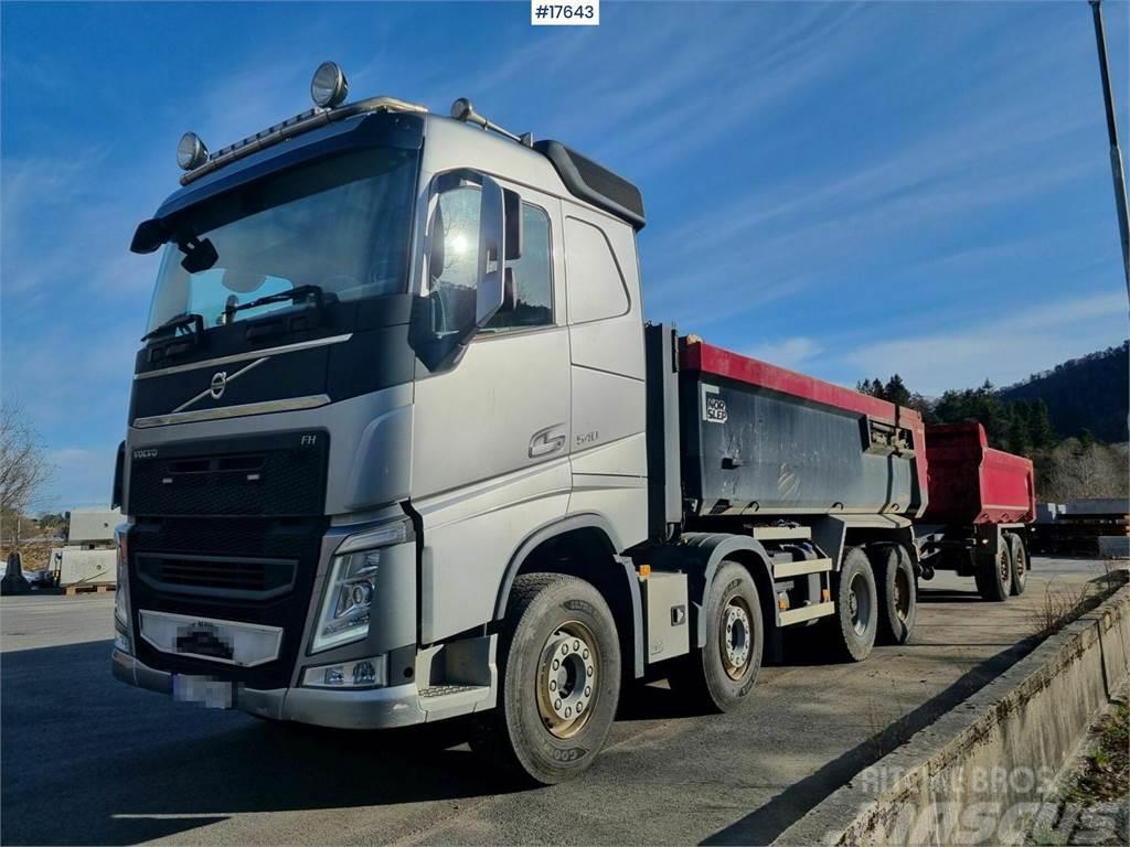 Volvo FH 540 8x4 with low mileage for sale with tipper. Camion ribaltabili