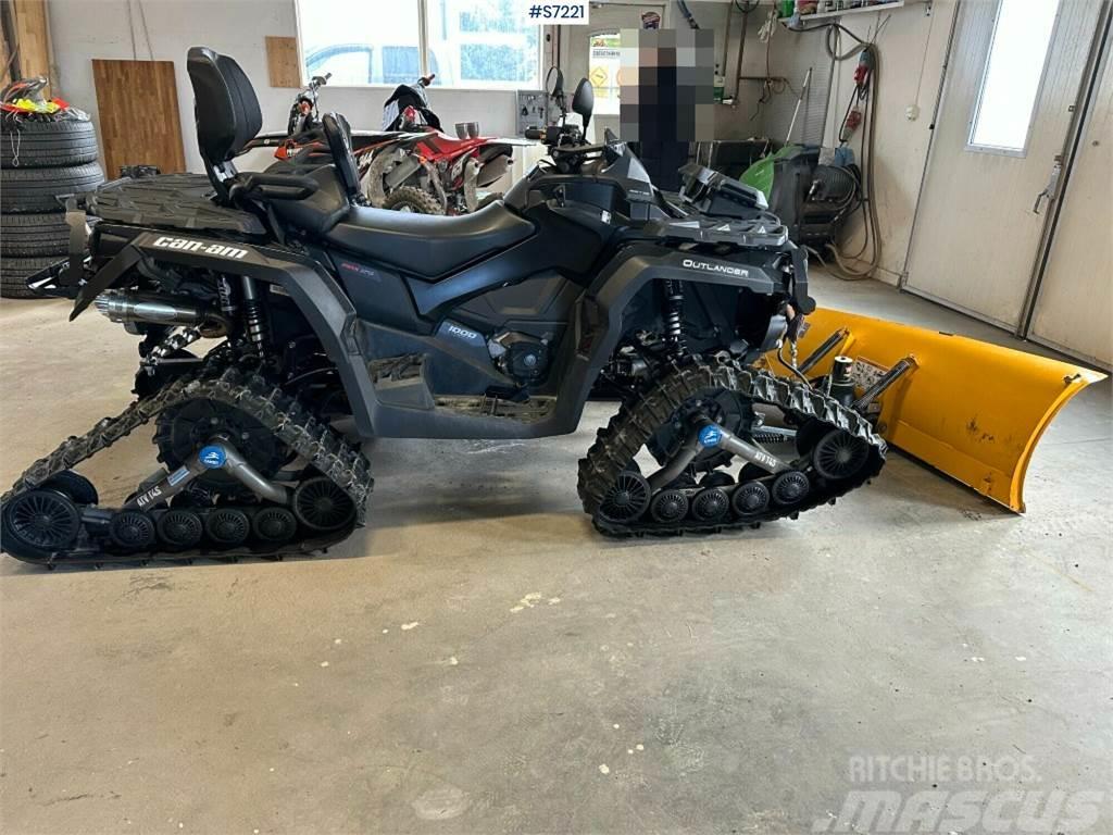 Can-am Outlander 1000 Max XTP with track kit, plow and sa Attrezzature forestali varie