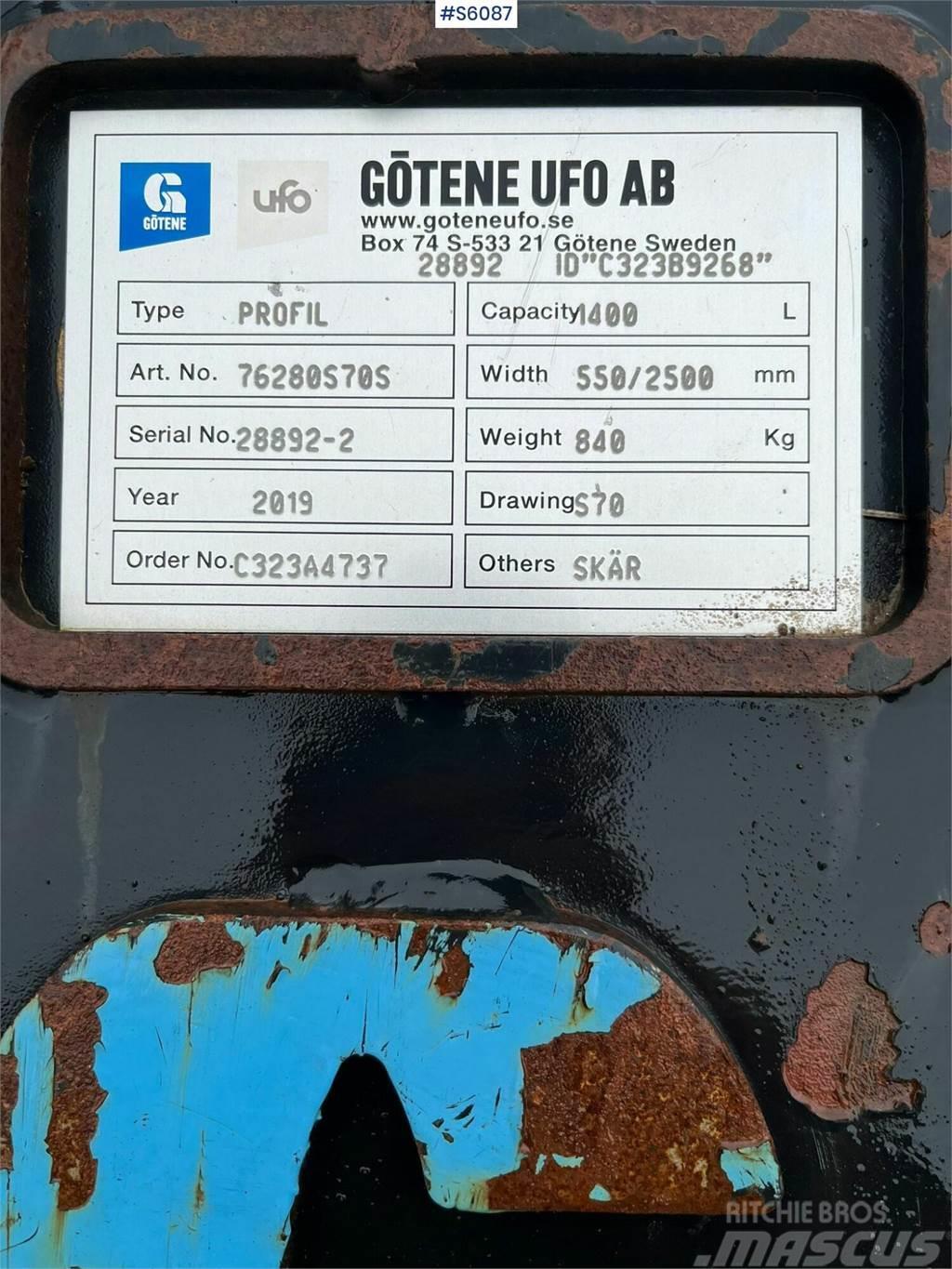Götene UFO S70 Profile bucket Benne