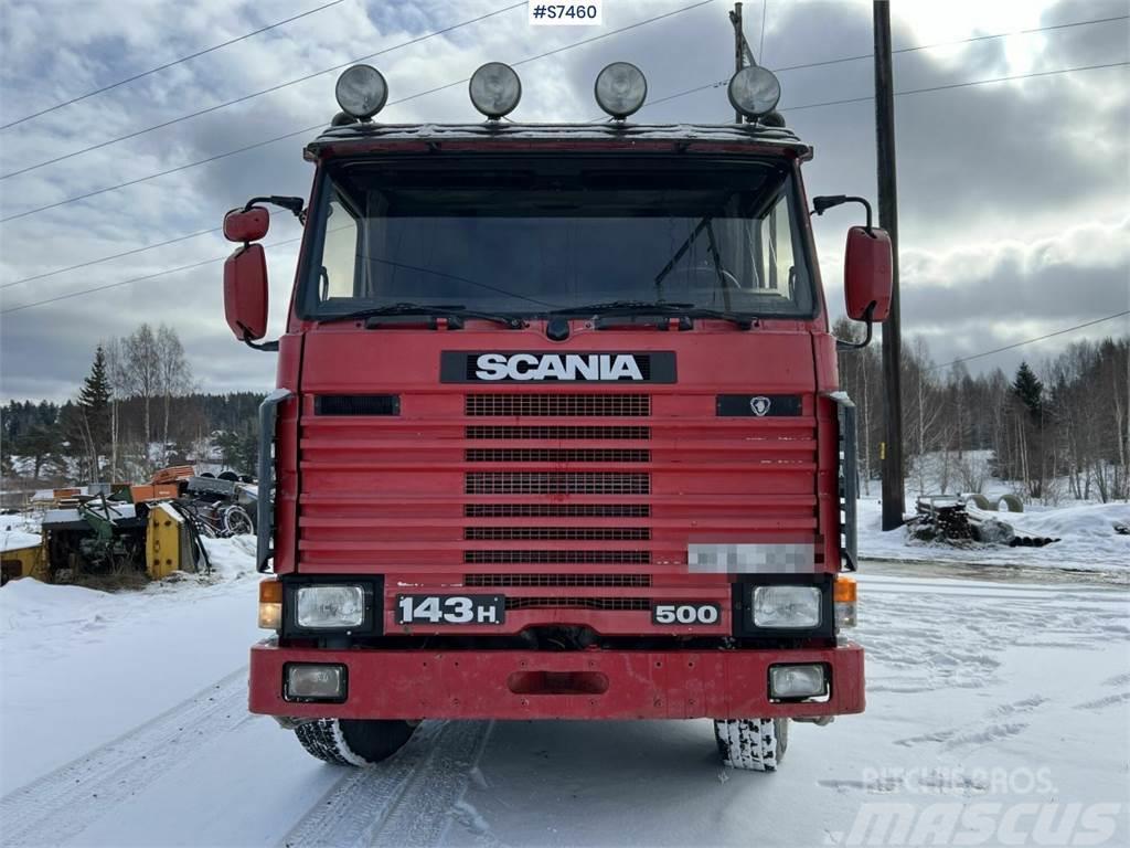 Scania R143 HL 8x2 59 with Atlas Copco XRVS466 compressor Veicoli municipali
