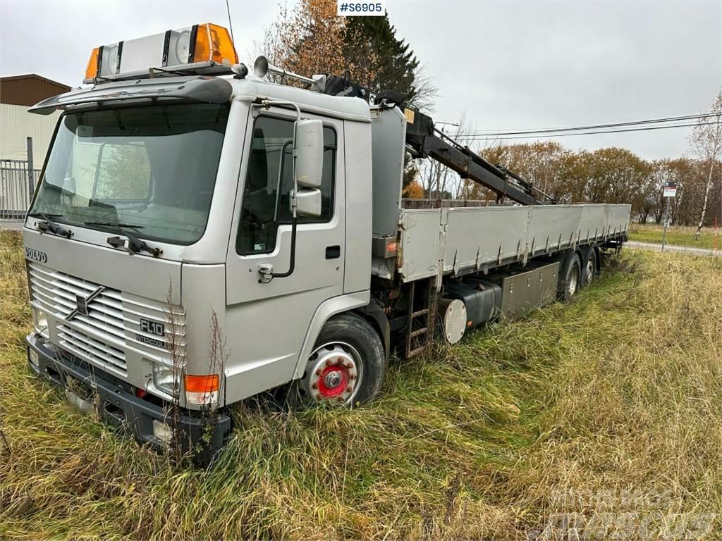 Volvo Crane truck FL10 with long flatbed (Rep. Object) Autogru
