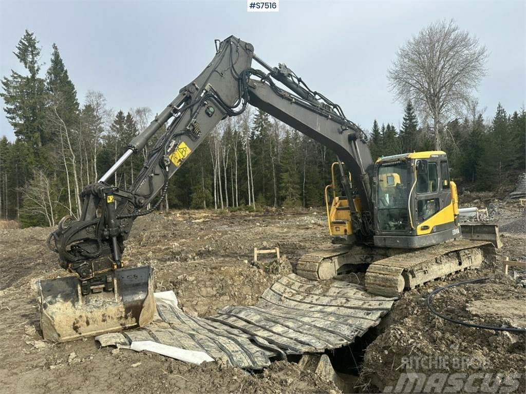 Volvo ECR145DL Crawler excavator with rotor and buckets Escavatori cingolati