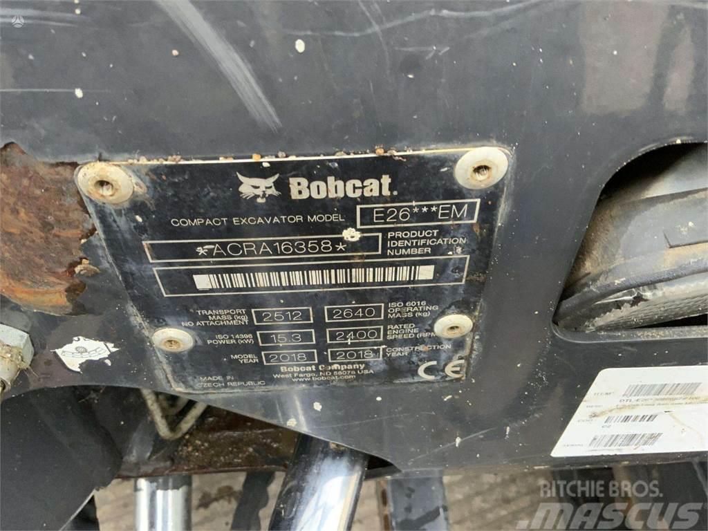 Bobcat E26 Miniescavatori