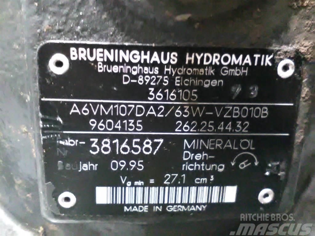 Brueninghaus Hydromatik A6VM107DA2/63W - Kramer 320 -Drive motor/Fahrmotor Componenti idrauliche
