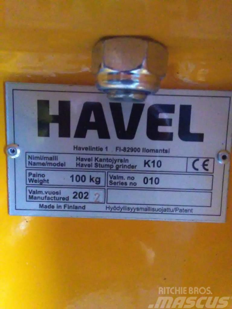  Havel K10 kantojyrsin 1,5-10 t koneisiin Livellatrici