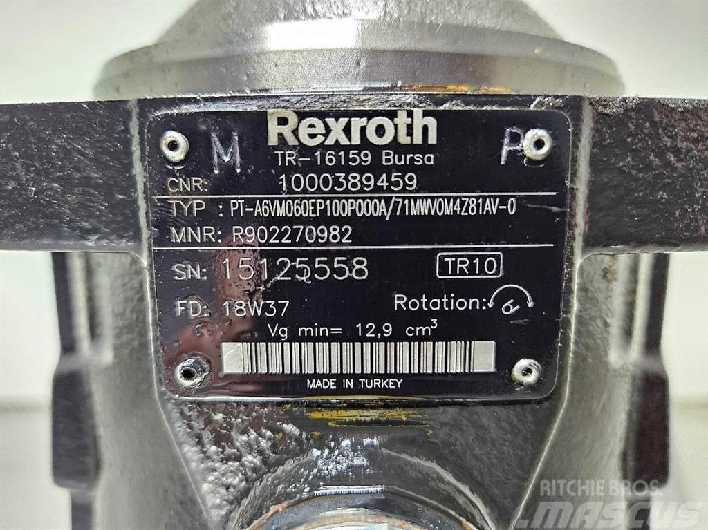 Wacker Neuson 1000389459-Rexroth A6VM060EP-Drive pump/Fahrpumpe Componenti idrauliche