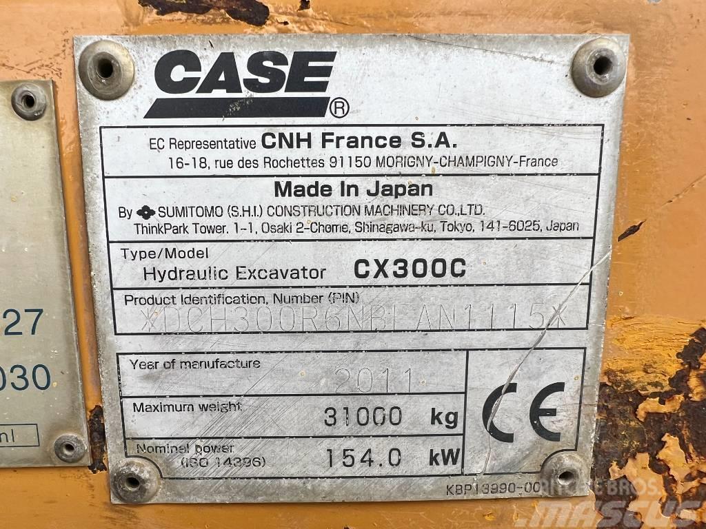CASE CX300C - Dutch Machine / CE + EPA Movimentazione rifiuti