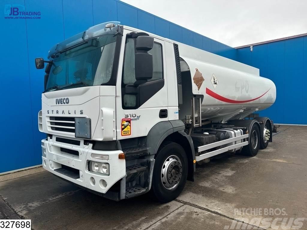 Iveco Stralis 310 FUEL, 6x2, AT, 18540 Liter, 5 Comp, Ma Cisterna
