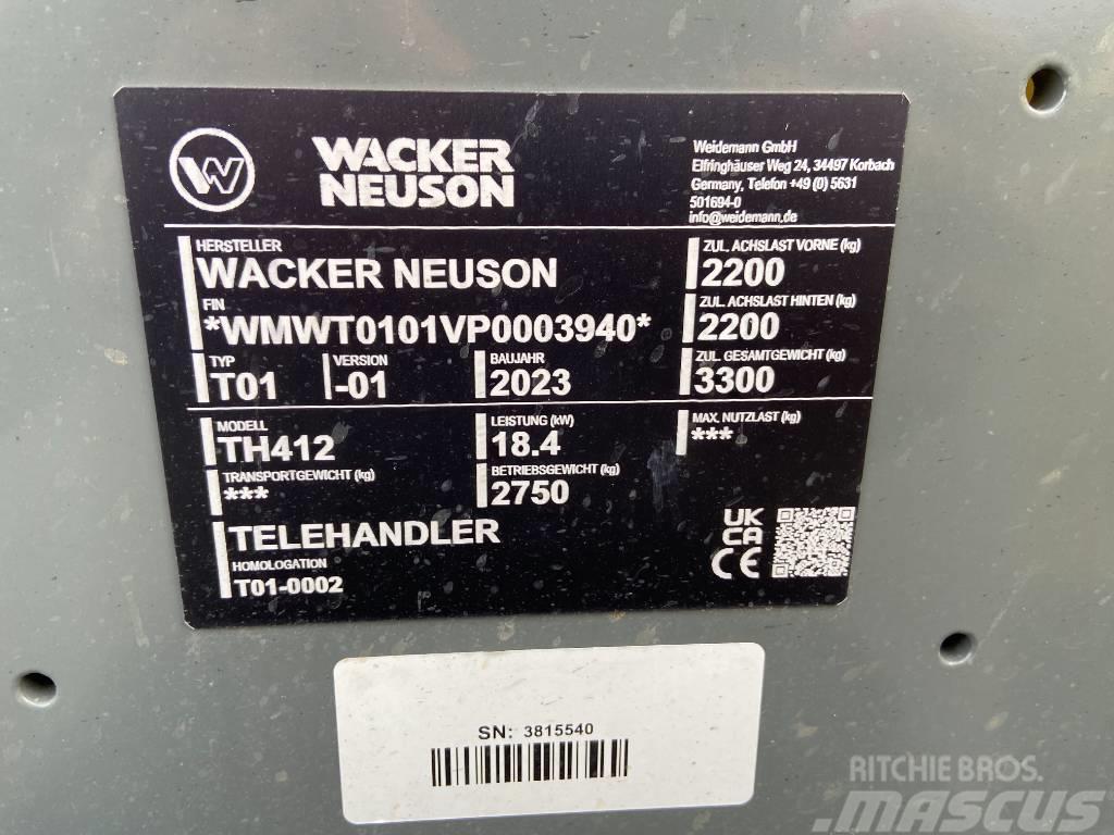 Wacker Neuson TH412 Sollevatori telescopici