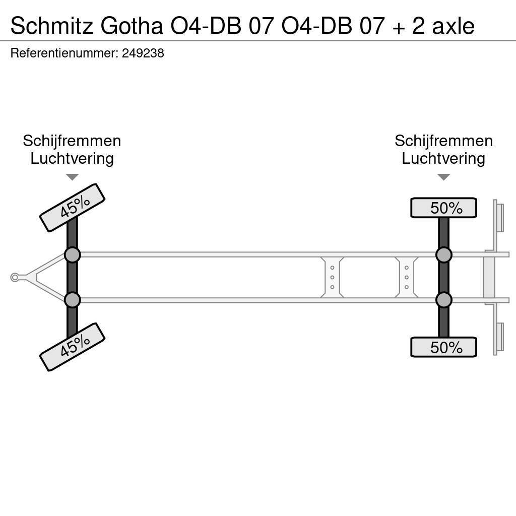 Schmitz Cargobull Gotha O4-DB 07 O4-DB 07 + 2 axle Rimorchi centinati