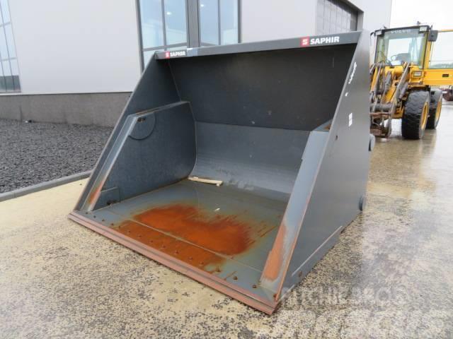  High tip bucket 2800mm 4500ltr Volvo connection Pale gommate