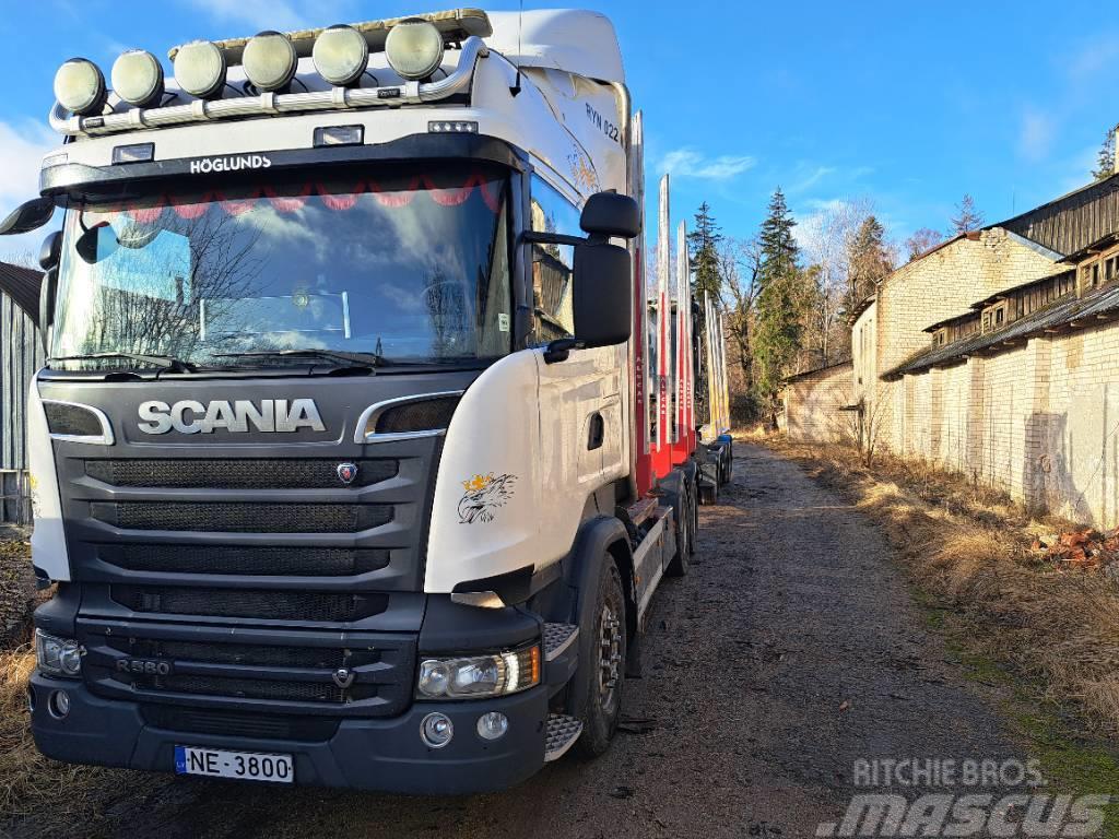 Scania R 580 Camion trasporto legname