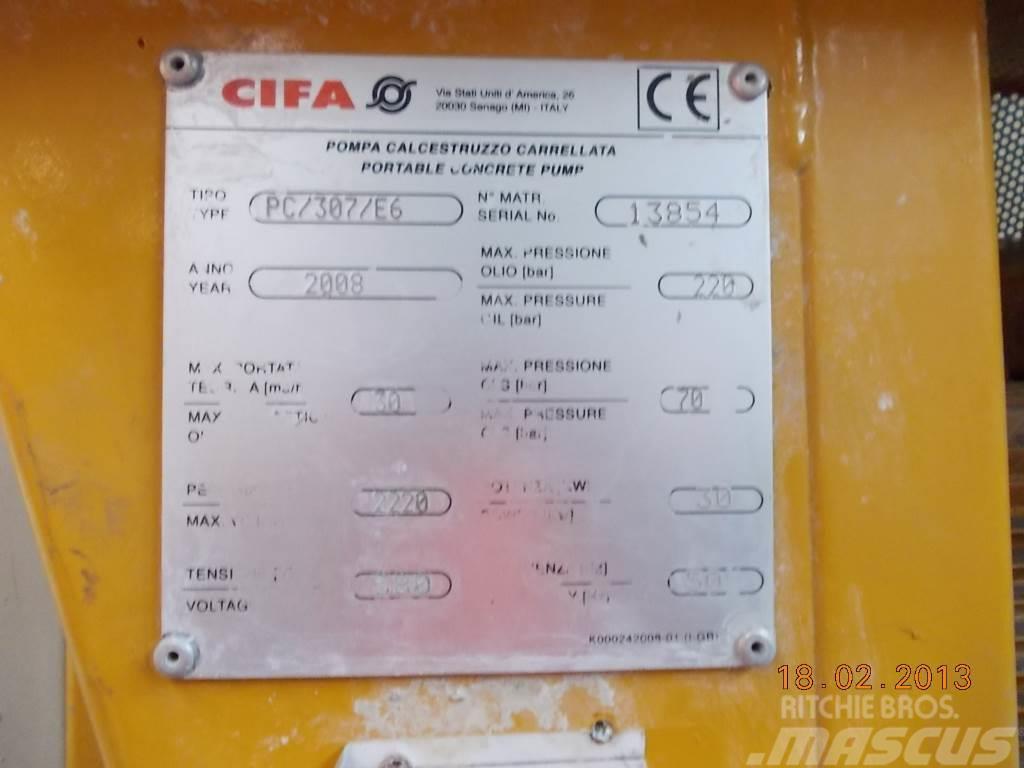 Cifa PC 307 E6 Autopompe per calcestruzzo