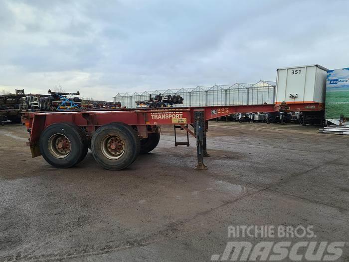 Renders 2 AXLE 20 FT CONTAINER CHASSIS BPW DRUM Semirimorchi portacontainer