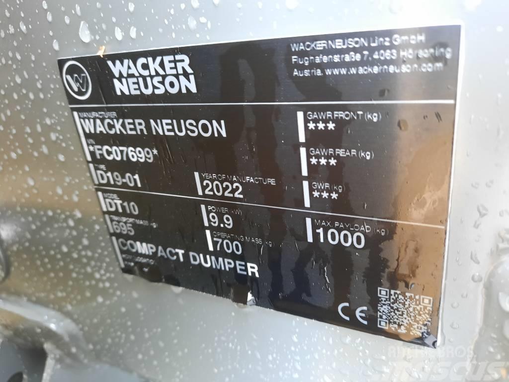 Wacker Neuson DT 10 Dumper cingolati