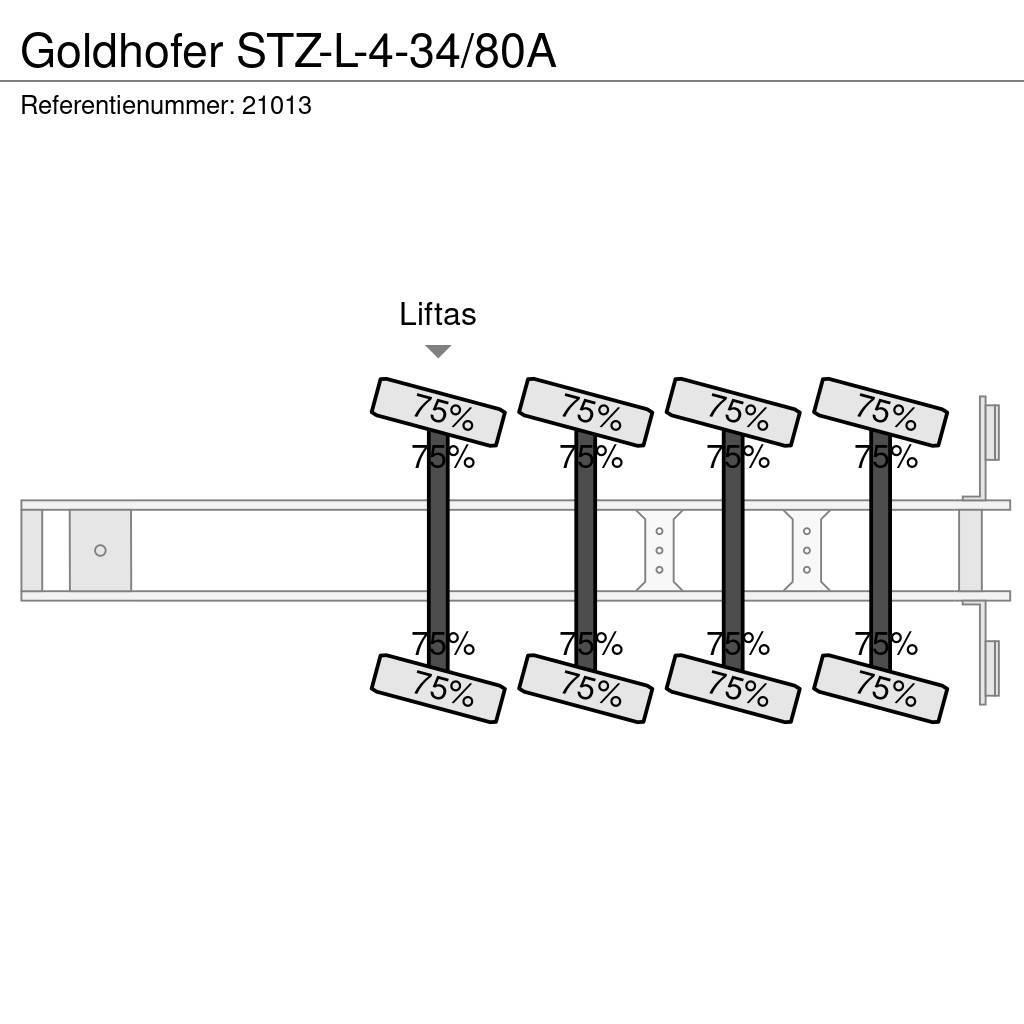 Goldhofer STZ-L-4-34/80A Semirimorchi Ribassati
