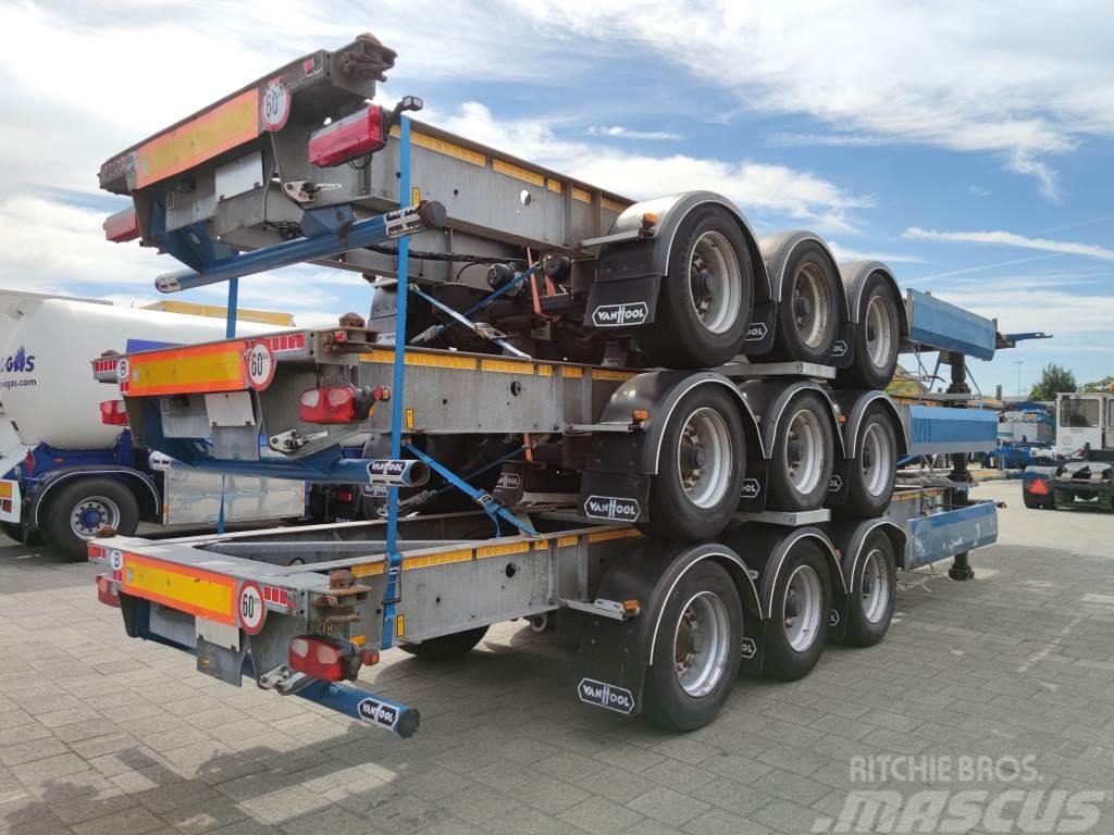 Van Hool A3C002 3 Axle ContainerChassis 40/45FT - Galvinise Semirimorchi portacontainer