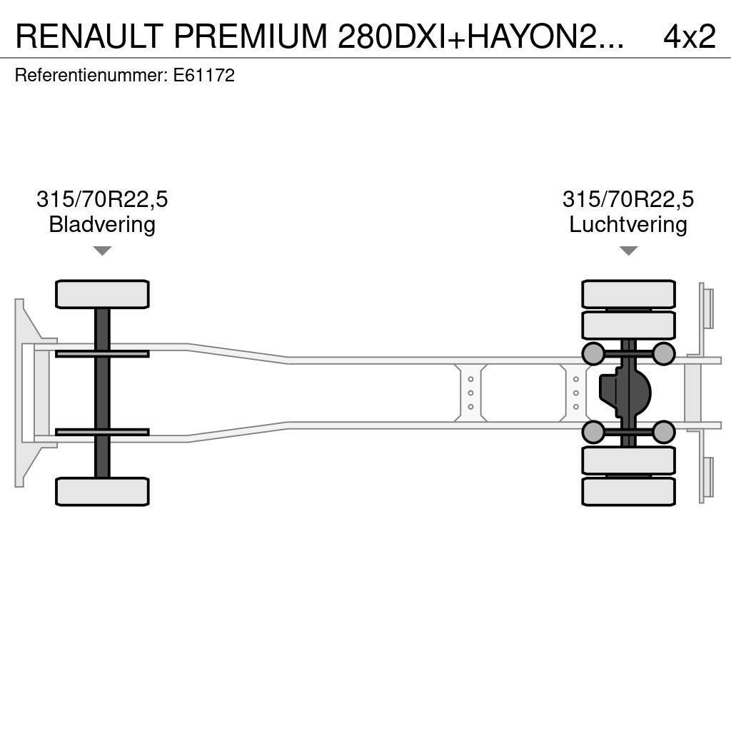 Renault PREMIUM 280DXI+HAYON2500KG Camion cassonati