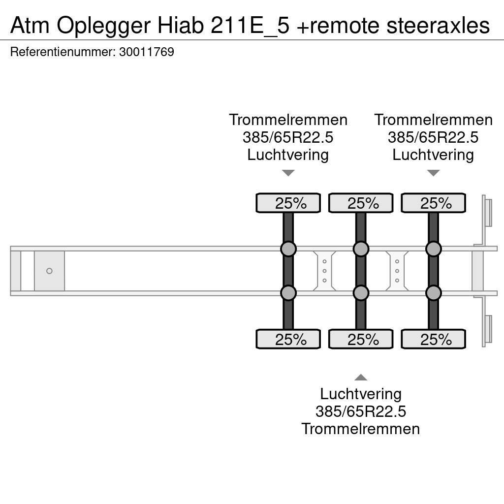 ATM Oplegger Hiab 211E_5 +remote steeraxles Altri semirimorchi