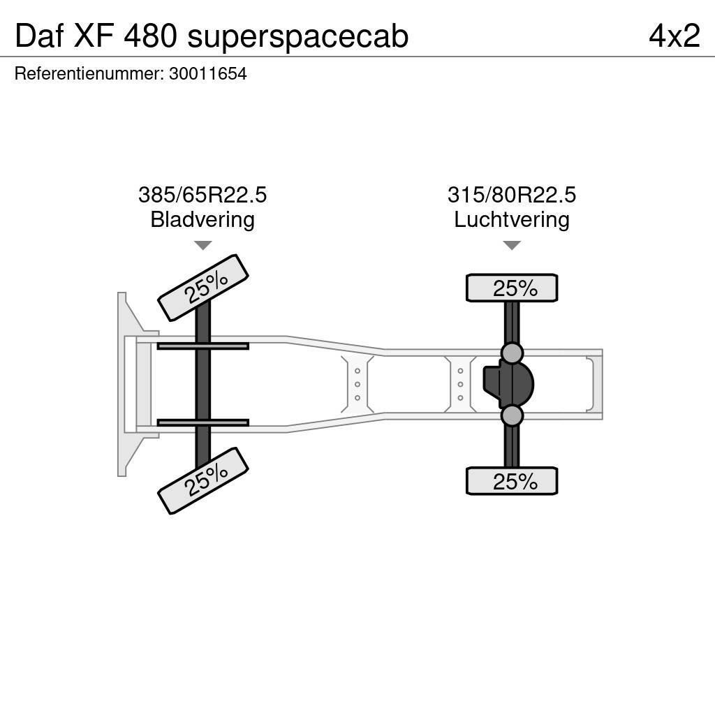 DAF XF 480 superspacecab Motrici e Trattori Stradali