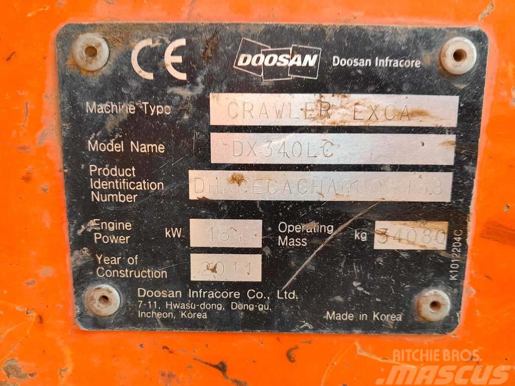 Doosan DX 340 LC Escavatori cingolati
