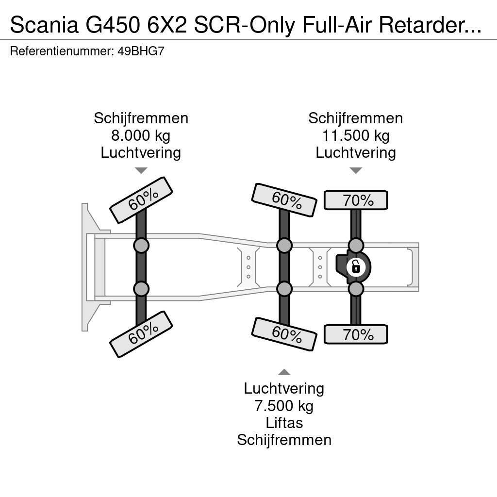 Scania G450 6X2 SCR-Only Full-Air Retarder EURO 6 739.180 Motrici e Trattori Stradali